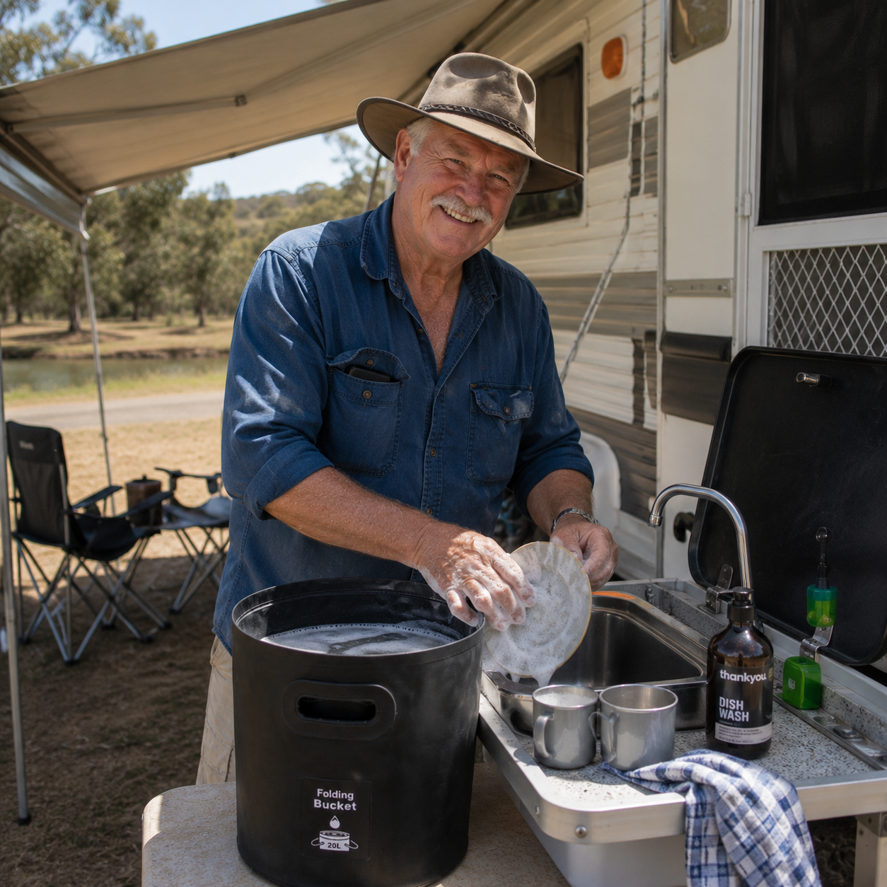 ROAM Fold™ | 20L Collapsible Utility Bucket